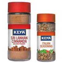 Keya Ceilono cinamono milteliai | Dalchini milteliai | 100% ekologiškas Ceilono cinamonas| 50g & Keya Itališkas prieskonių mišinys| Aukščiausios kokybės žolelės ir prieskoniai 35g