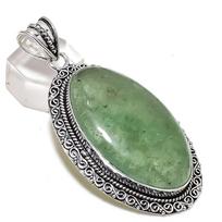 Natural Green Apatite Gemstone 925 Sterling Silver Jewelry Pendant 2.80  C1k58
