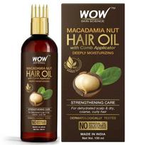 Wow Skin Science Makadamijų riešutų plaukų aliejus, 100 ml