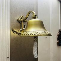 Marine Ship Bell 1912 Titanic London Premium Kiekis Heavy Sound 20,32 cm