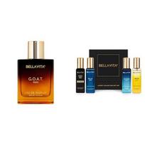 Bella Vita Luxury GOAT Man Eau De Parfum Collection Eau De Parfum 4 x 20 ml vyrams su OUD GOLD OCEAN BLU & CEO Man kvepalais