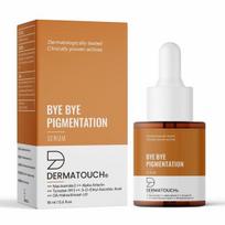 DERMATOUCH Bye Bye Pigmentation Serum | Pigmentacijai, tamsioms dėmėms, odos nelygumams | Visiems odos tipams | Tinka tiek vyrams, tiek moterims | 18 ml