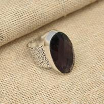 Iolite Gemstone Solid 925 Sterling Silver Handmade Elegant Ring Jewelry For Women 4 violetinė
