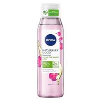 „Nivea Naturally Good“ prausiklis kūnui, dušo želė su pakalnutėmis ir aliejumi, 98 % natūralios kilmės ingredientų, švelniam valymui, 300 ml
