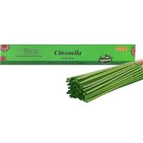 Bless-Citronella-Smilkalai-Lazdelės 100%-Natūralūs-Rankų darbo-Rankomis mirkyti-Smilkalai-Lazdelės Ekologiški-Be cheminių medžiagų-Atsinaujinimui-Atsipalaidavimui-Pozityvumui 25 Sticks (40GM)