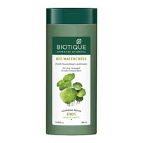 Kondicionierius sausiems, pažeistiems ir dažytiems plaukams (180 ml), Bio Watercress Fresh maitinamasis kondicionierius, Biotique 12.96875 blue