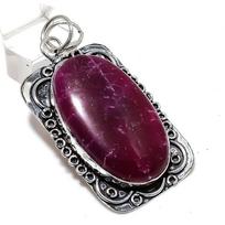 Ruby Natural Gemstone Handmade 925 Sterling Silver Pendant 2.56  z2o95