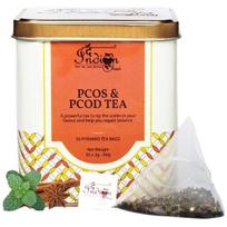 Indijos Chai – Arbata nuo PCOS ir PCOD, 30 piramidės arbatos maišelių, Padeda nuo veido plaukų augimo, galvos odos plaukų slinkimo, susijusio su hormonų disbalansu
