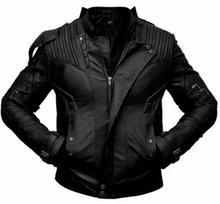Stylish Black Men's Leather Jacket Real Lambskin Biker Fashionable Casual Wear Handmade XS juoda