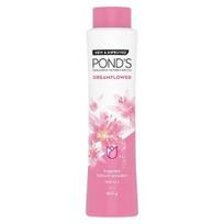 „Pond's Dreamflower“, rausvos lelijos kvapioji talko pudra, 400 g, ilgai išliekančiam kvapui, su vitaminu B3, švytinčiai odai, vyrams ir moterims