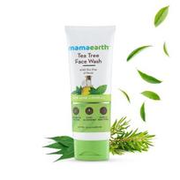 Mamaearth Arbatmedžio natūralus veido prausiklis nuo spuogų 100 ml - Normaliai ir sausai odai