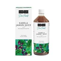 Kapiva Karela Jamun sultys | Padeda kontroliuoti cukraus kiekį kraujyje ir mažina blogąjį cholesterolį | Diabeto priežiūra (1L)