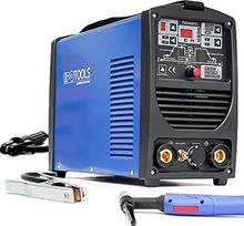 IPOTOOLS 200PD TIG suvirinimo aparatas DC - TIG TIG suvirinimo aparatas 200 Amperų visiškai skaitmeninis inverterinis suvirinimo aparatas su RF uždegimu, impulsų funkcija, MMA, IGBT, 32 bitų mikroprocesoriumi