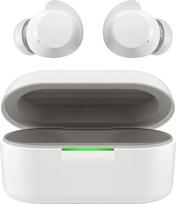 LG xboom Buds by will.i.am belaidės "Bluetooth" ausinės su grafeno garsiakalbiu, ANC, IPX4, iki 30 valandų veikianti baterija, baltos spalvos [Modelio metai: 2025]