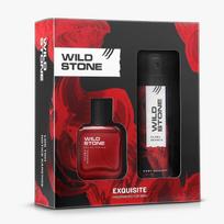 Wild Stone kvepalų ir dezodoranto dovanų rinkinys vyrams su itin jausmingu dezodorantu 150 ml ir kvepalais 50 ml | Kvepalų ir dezodoranto derinys | Aukščiausios kokybės dovana jam