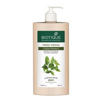 Šampūnas-kondicionierius su Henna (650 ml), Fresh Henna Color Protect šampūnas ir kondicionierius, Biotique 650 ml beige