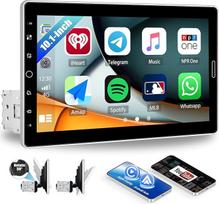 SIXWIN 1 Din CarPlay Android Auto Autoradio mit 10.1 Zoll HD IPS Zoll Touchscreen Bildschirm mit Bluetooth RDS/AM/FM USB AUX Mirror Link SWC+ YouTube
