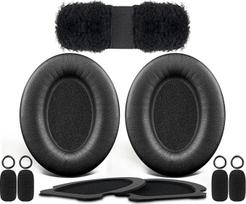 SOULWIT ausų pagalvėlės + galvos juosta galvos juosta + mikrofono putų dangteliai "Bose Aviation X A10/A20" ausinių keitimo rinkinys