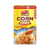 Dabur Mediniai Cornflakes su ekologišku medumi - 650g | Natūraliai be cholesterolio | Be dirbtinių kvapiklių, konservantų ir dažiklių | Ingredientai be GMO