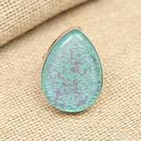 Blue Australian Triplet Opal Gemstone 925 Sterling Silver Gorgeous Ring Handmade Jewelry 4 mėlyna