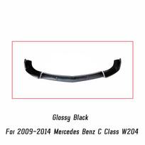 2009–2014 m. „Mercedes Benz C“ klasės W204 priekinio bamperio lūpos smakro spoileris skirstytuvas difuzoriaus apsaugos apsauga deflektorius kėbulo komplektas