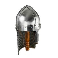 Norman Nasal viduramžių šalmas su Aventail 16 Gauge plieno