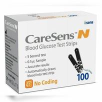 CareSens N Gliukozės kraujyje 100 TESTO JUOSTELIŲ ilgas GALIOJIMO LAIKAS -