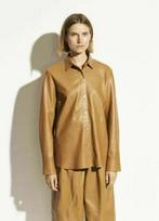 Women's Leather Shirt Real Lambskin Decent Stylish Party Elegant Casual Formal S gelsvai ruda