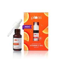 Slyvos 15% vitamino C veido serumas su mandarinais | Švytinčiai odai | Be kvapiklių | Tinka visų tipų odai | 3 ml mini