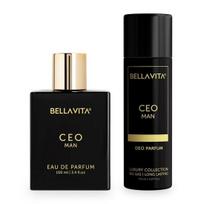 Bella Vita Luxury Ideal Men Combo for Him, Pack Of 2 Premium Long Lasting Woody Fragrance Scent - Ceo Men Edp 100 Ml