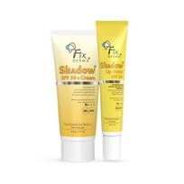 Fixderma Shadow apsauginis kremas nuo saulės SPF 50+ PA+++ ir Shadow SPF 50 lūpų apsauga PA+++ rinkinys | SPF 50 apsauginis kremas sausai odai | Apsauga nuo UVA ir UVB
