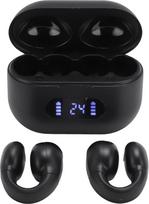 "Jectse Open Ear Clip" ausinės, X8 belaidės "Bluetooth 5.2" ausinės, jutiklinio valdymo kaulų laidumo ausinės su įkrovimo dėklu ir maitinimo ekranu, įmontuotu mikrofonu, 30 val.