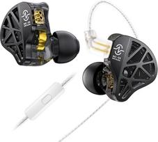 "keephifi CCZ MC04 In-Ear Monitor" laidinės ausinės su mikrofonu, 1DD 1BA IEM žaidimams, efektyviai pritaikyti subalansuotos armatūros laidiniai ausų kištukai, OFC kabelio ausinės, apsaugančios nuo susipainiojimo