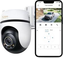 "Tapo C530WS" 360° lauko stebėjimo kamera, 3K 5 MP, žvaigždžių šviesos spalvos naktinis matymas, dirbtinio intelekto aptikimas, judesio sekimas, WLAN arba Ethernet, "MicroSD" kortelė iki 512GB