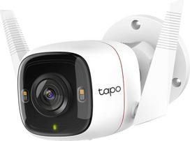 "TP-Link Tapo C320WS" lauko stebėjimo kamera, "WiFi" IP kamera, 4 MP didelės skiriamosios gebos, 30 m spalvoto naktinio matymo, judesio aptikimo funkcija, IP66 atsparumas vandeniui, pavojaus pranešimas, dvipusis garsas, balta, pakuotė po 1 vnt.