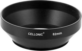 Plataus kampo objektyvo gaubtas, suderinamas su 82 mm skersmens filtro sriegiu 82 mm skersmens objektyvo saulės skydeliu Fotoaparato objektyvo gaubtas