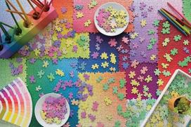Ravensburger Dėlionė 17471 Dėlionės ant dėlionių - 3000 detalių Dėlionė suaugusiems nuo 14 metų