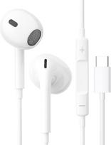 USB C tipo ausinės, C tipo ausinės, laidinės ausinės su mikrofonu ir garsumo valdymu, tinka telefonams "Phone 16", "15 Pro Max Plus", "1Pad Pro Pixel 8", "7", "6a", "Galaxy S23/S22/S21/S20/Ultra Note