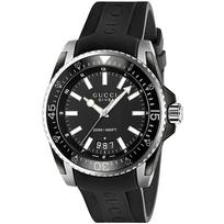 Gucci YA136204 Dive juodas vyriškas laikrodis 45