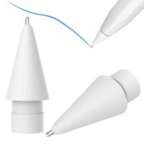 M3 Ilgas metalinis rašiklio galiukas, skirtas Apple Pencil 1 / 2(Baltas) balta