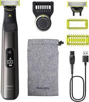 "Philips OneBlade Pro 360" elektrinis veido ir kūno barzdaskutė, skustuvas ir kūno kirptuvas, 2 x 360 ašmenų, 1 x tiksli šukos su 20 ilgio nustatymų, 1 x kūno rinkinys, 1 x kelioninis krepšys, QP6552/30