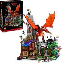 LEGO Ideas Dungeons & Dragons: Legenda apie Raudonąjį drakoną", dovanų idėjos gerbėjams, fantastinis konstruktorius, kūrybinė veikla 21348
