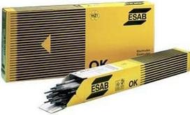 OK 43.32 3,2 x 350 mm suvirinimo elektrodai, skirti suvirinti strypiniais elektrodais, ESAB 4,7 kg, pakuotė po 130 vnt.