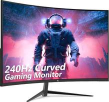 Z-Edge 27 Inch Curved Gaming Monitor 240Hz 1ms MPRT Full HD LED Monitor, 350cd/m² Brightness, 16:9 Curved Screen, FreeSync, HDMI 2.0 & DisplayPort 1.2 - Black