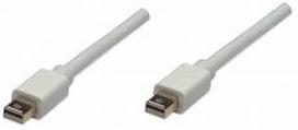 MANHATTAN Mini (DP) DisplayPort Male to Mini (DP) DisplayPort Male, 1.0 m (3 ft.), White, 324557