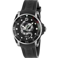 Gucci YA136323 Vyriškas gyvatės juodo ciferblato kvarcinis laikrodis 40