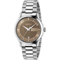Gucci YA126445 G-Timeless Rudo ciferblato Unisex laikrodis