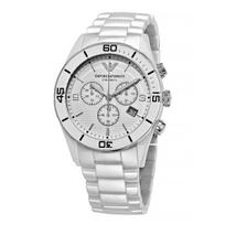 Emporio Armani AR1424 Baltas keraminis vyriškas laikrodis balta