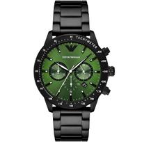 Emporio Armani AR11472 Mario Chronograph vyriškas laikrodis 43 juoda