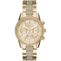 Michael Kors MK6484 Auksinio ciferblato moteriškas laikrodis 37 auksas